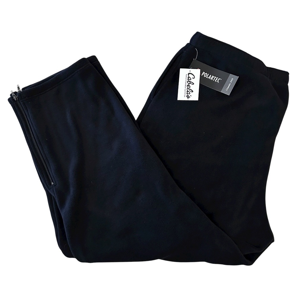 NWT Cabela's Polartec Classic 200 Pants Mens 3X Black